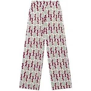 Mint Velvet Neutral Floral Print Wide Leg Trousers